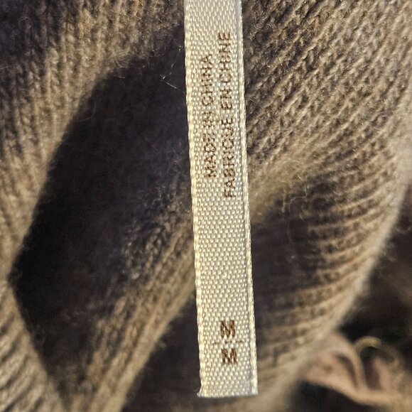 Free People Off Shoulder Sweater Dress Gray Med Cozy Quiet Luxury Dark Academia - Picture 9 of 15